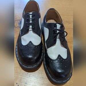 Dr. Martens Black and White Oxfords